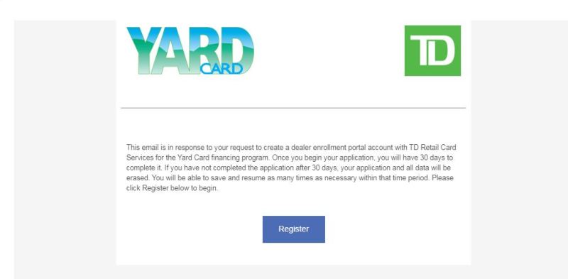 yard credit card enroll 3